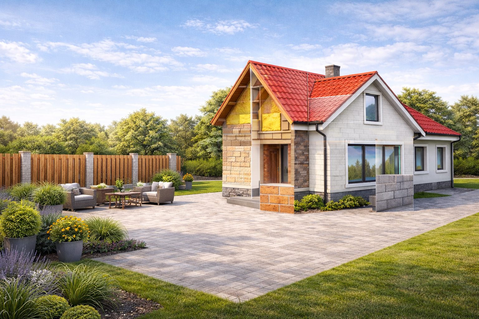 Дом для расчёта строительных материалов